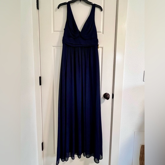 Lulus Leading Role Navy Blue Formal Maxi Dress - Medium - Picture 4 of 9